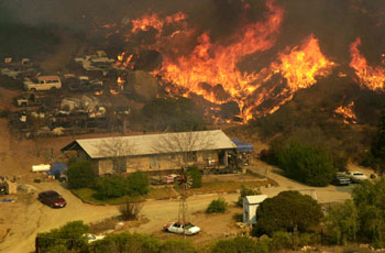 Viejas fire.